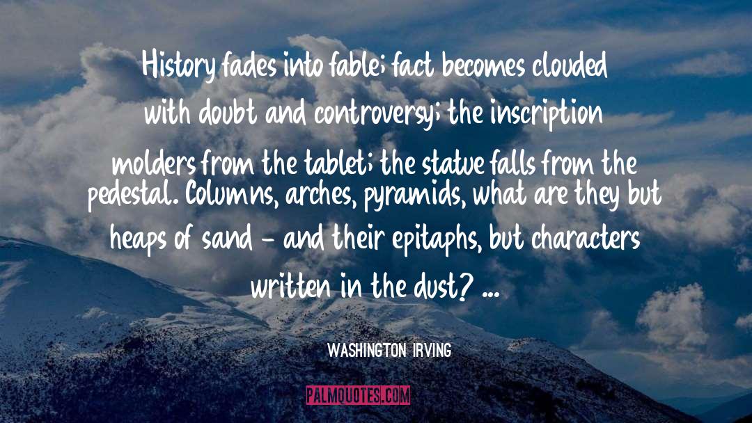 Arches quotes by Washington Irving