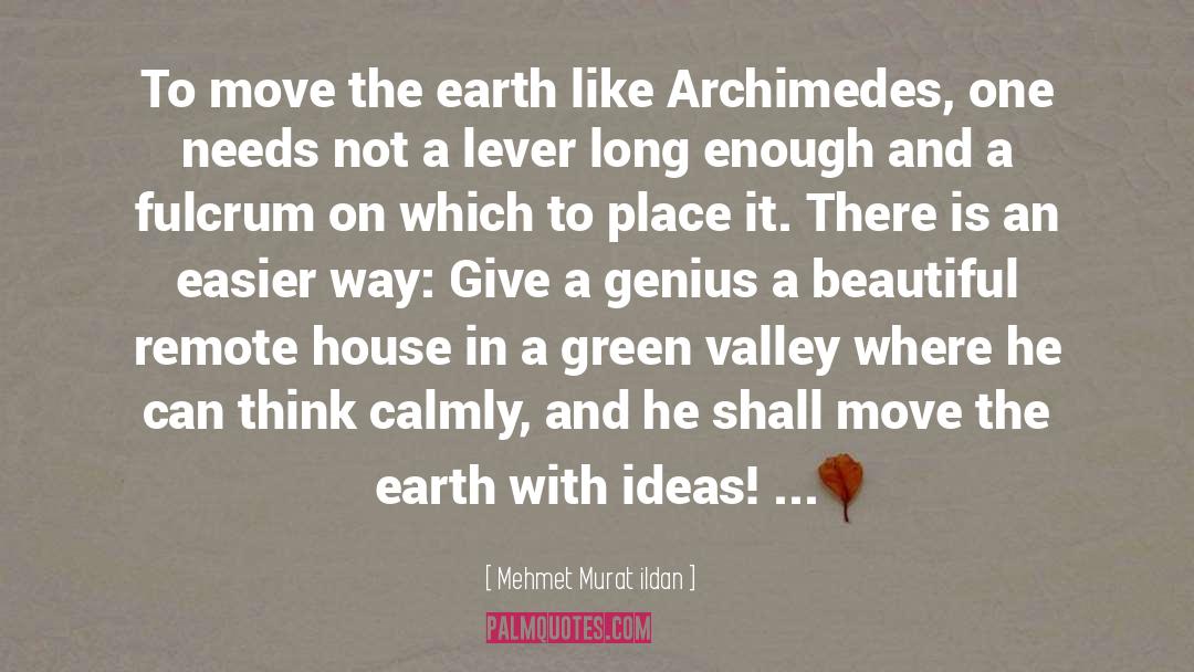 Archimedes quotes by Mehmet Murat Ildan