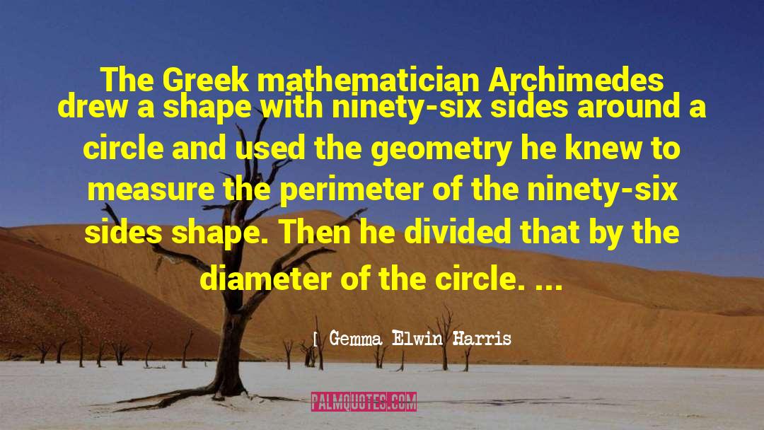 Archimedes quotes by Gemma Elwin Harris