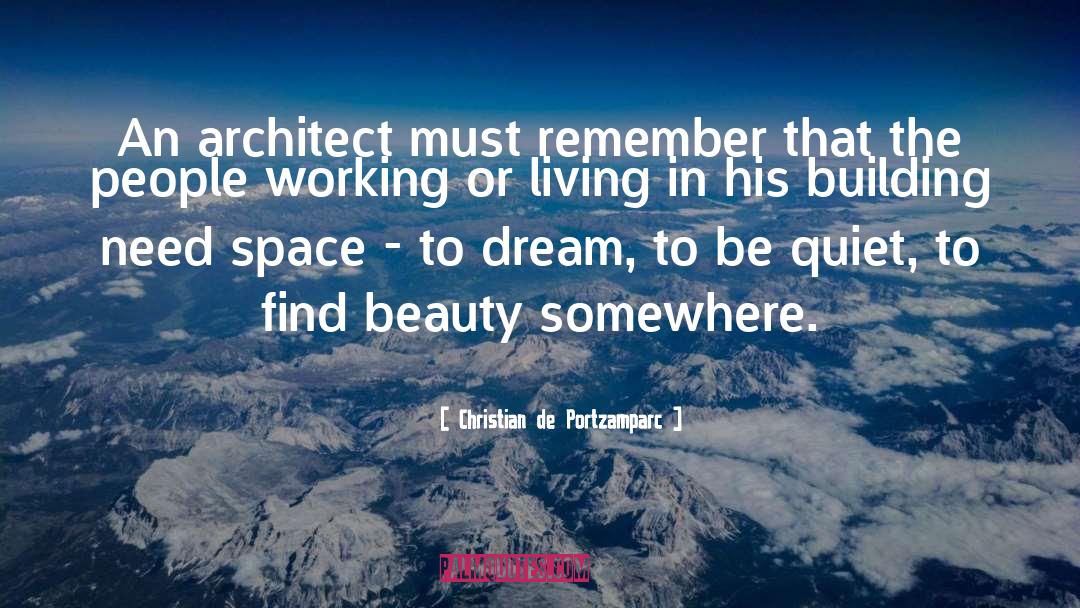 Architect quotes by Christian De Portzamparc