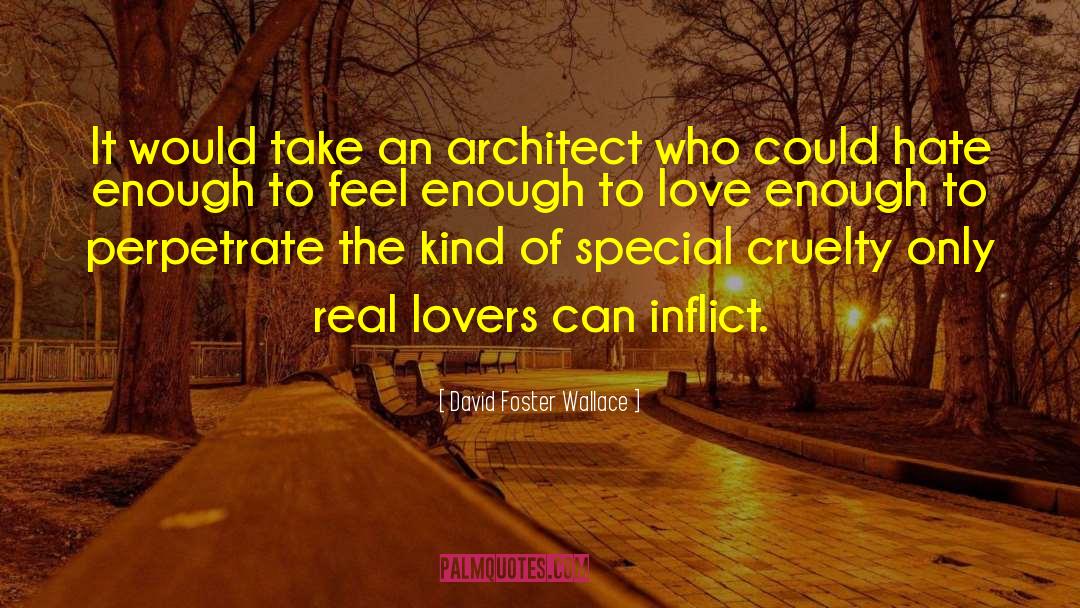 Architect quotes by David Foster Wallace