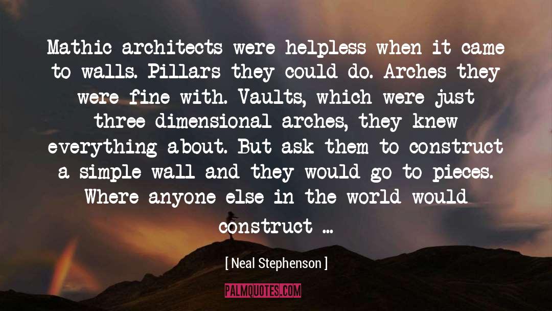 Architects quotes by Neal Stephenson