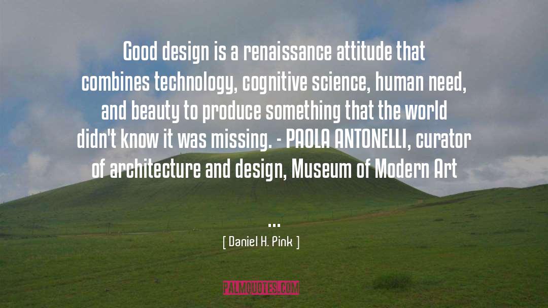 Architecture And Design quotes by Daniel H. Pink