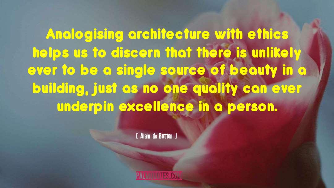 Architecture Design quotes by Alain De Botton