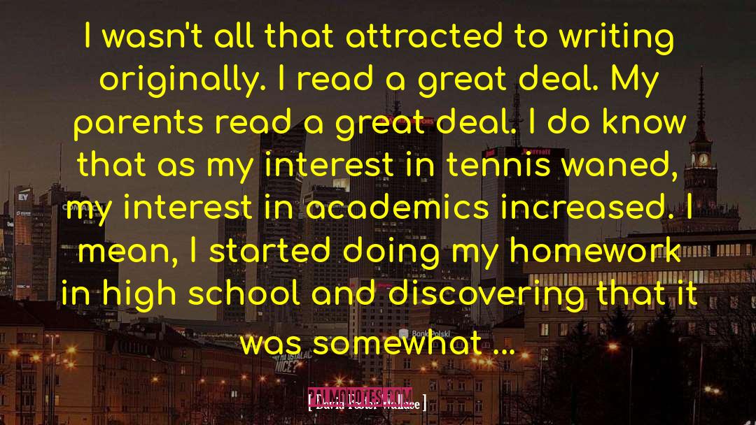 Architecture School quotes by David Foster Wallace