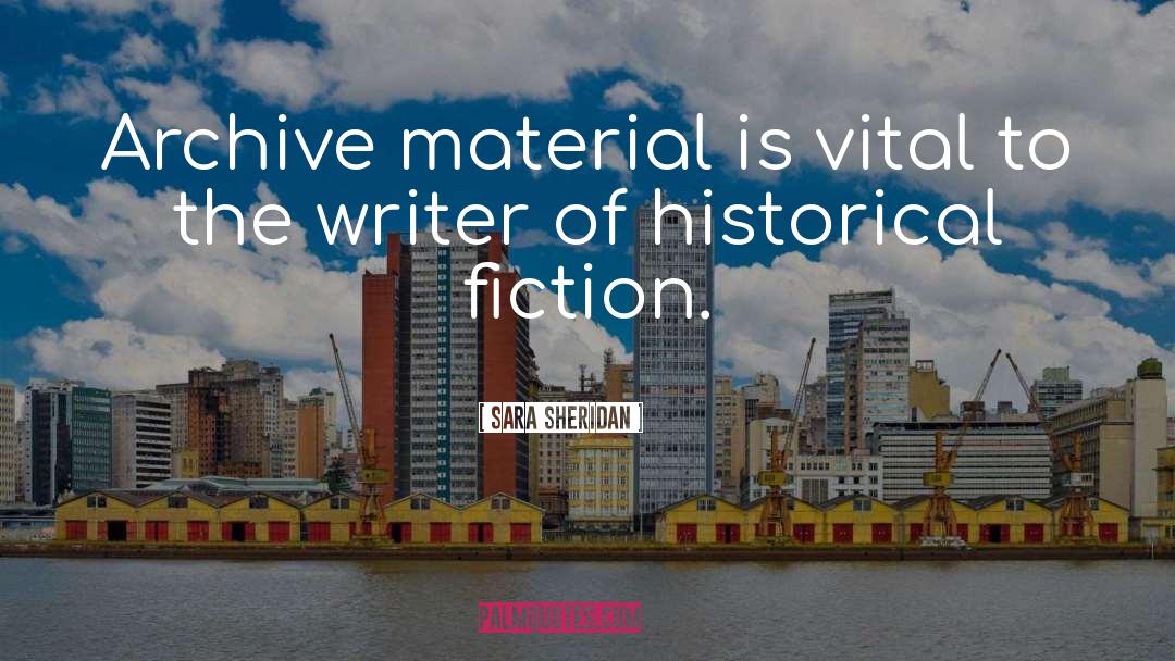 Archive quotes by Sara Sheridan