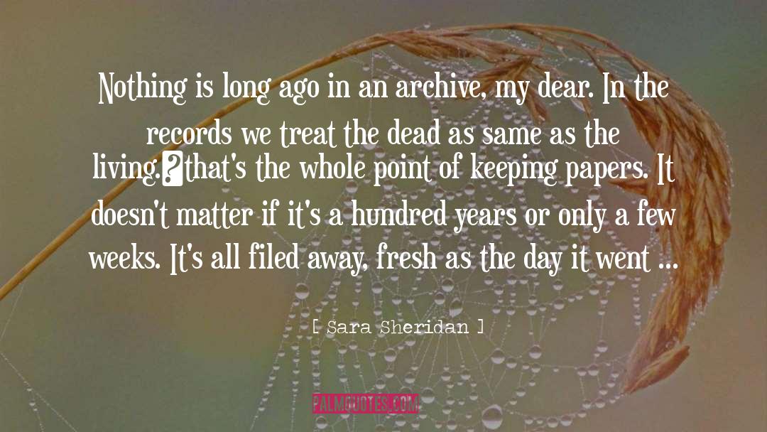 Archive quotes by Sara Sheridan