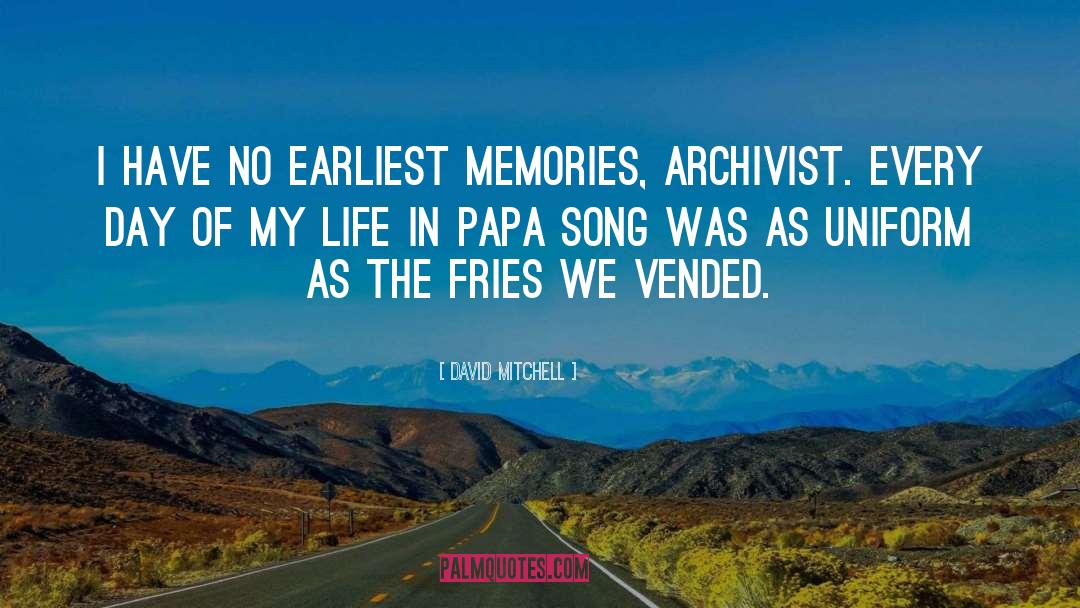 Archivist quotes by David Mitchell