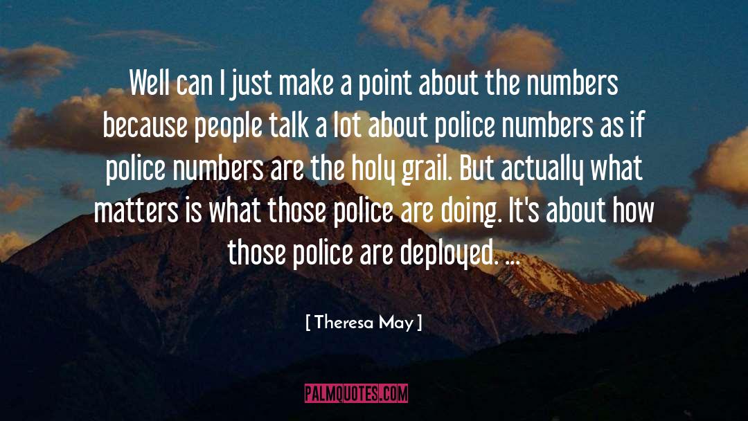 Are Just Numbers quotes by Theresa May