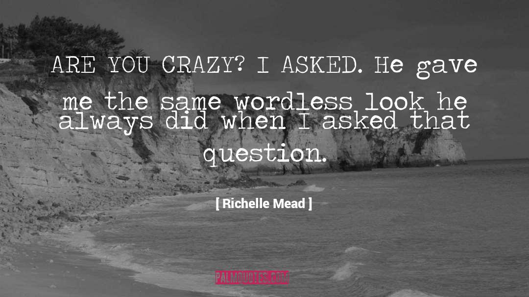 Are You Dead quotes by Richelle Mead