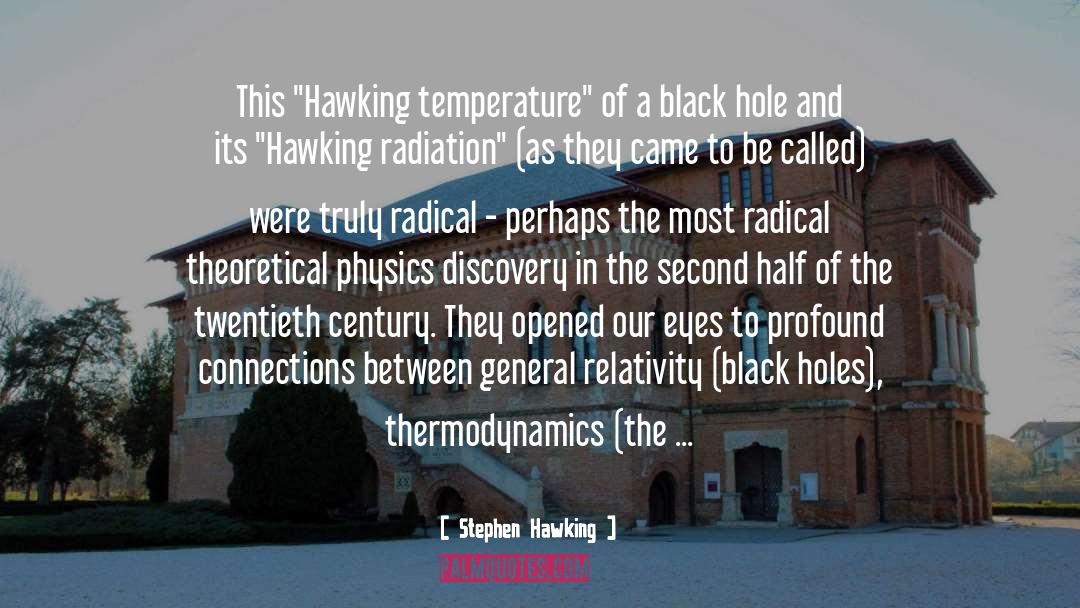 Area quotes by Stephen Hawking