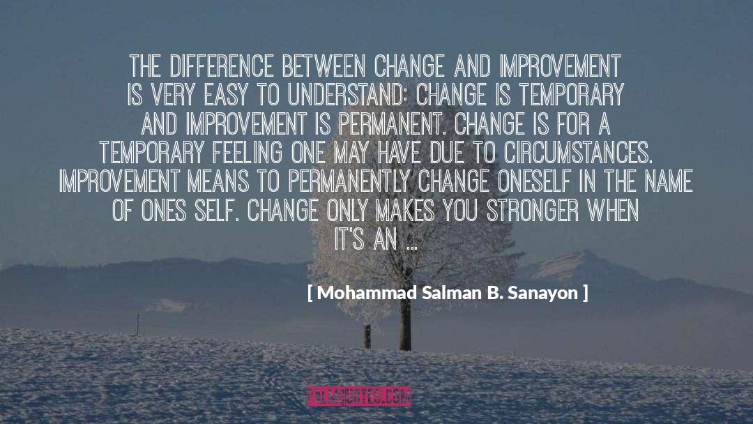 Areas For Improvement quotes by Mohammad Salman B. Sanayon