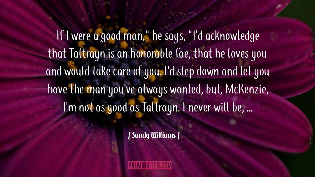 Aren quotes by Sandy Williams