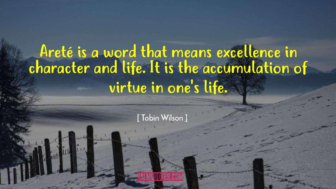 Arete quotes by Tobin Wilson