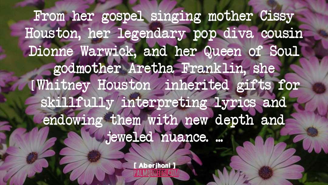 Aretha Franklin quotes by Aberjhani