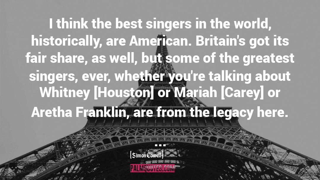 Aretha Franklin quotes by Simon Cowell