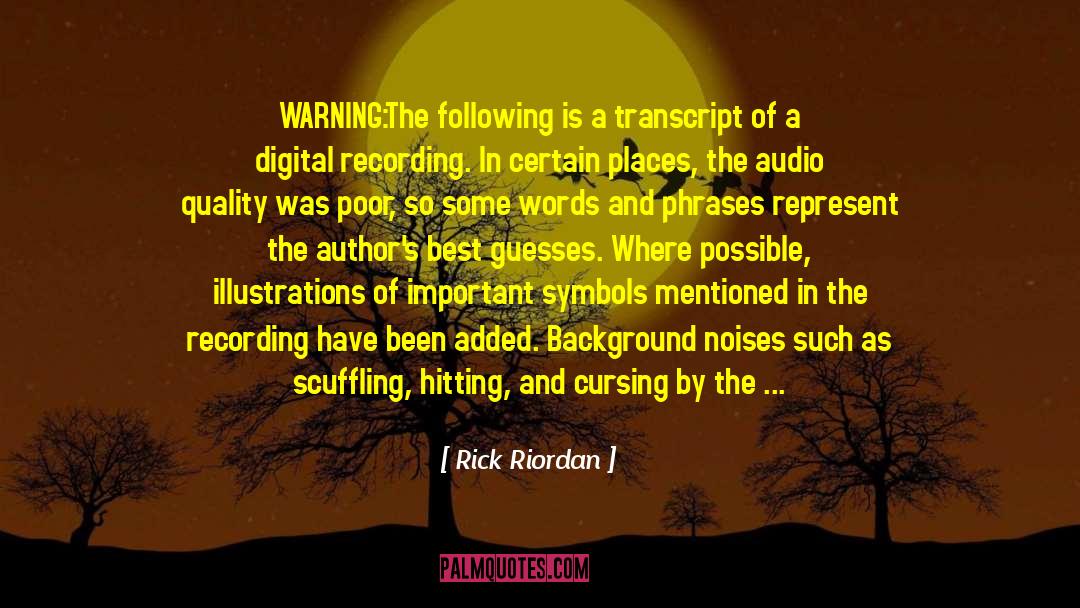 Argentian Authors quotes by Rick Riordan
