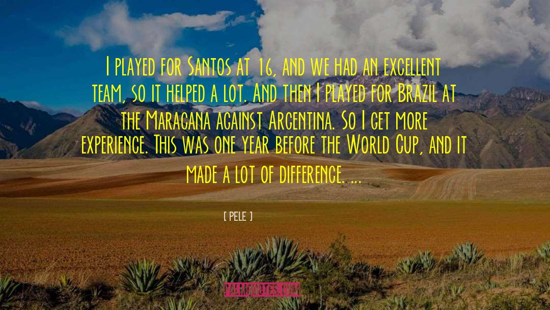 Argentina quotes by Pele