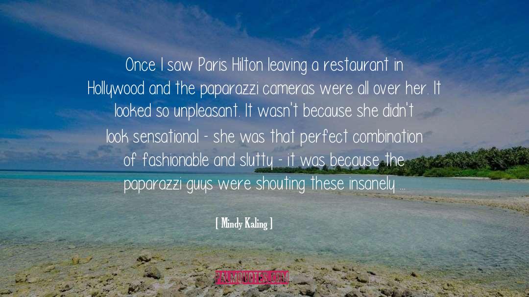 Argentinean Restaurant quotes by Mindy Kaling