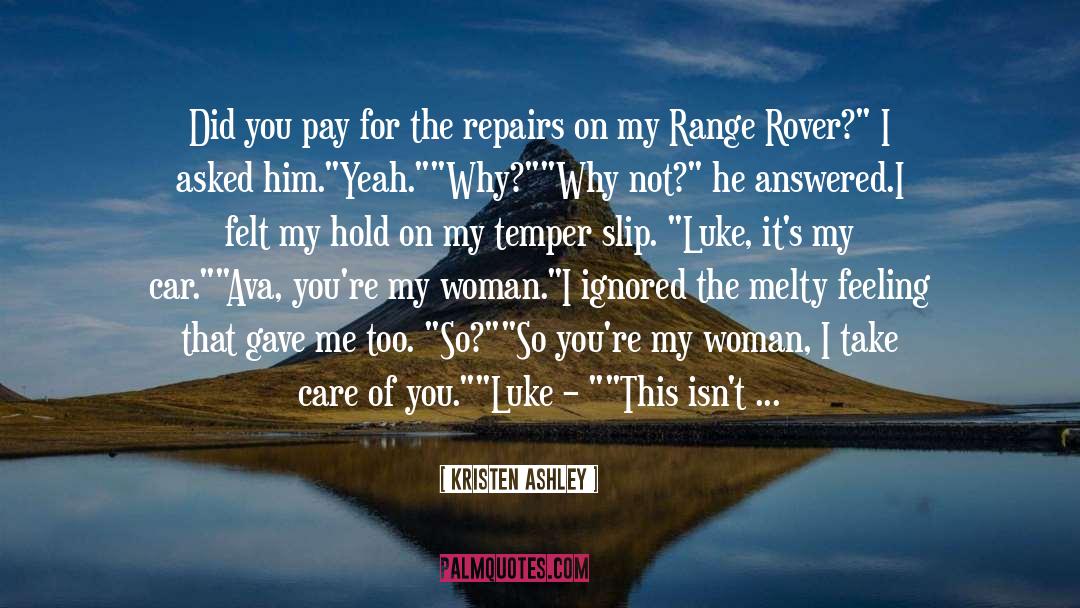 Argh quotes by Kristen Ashley