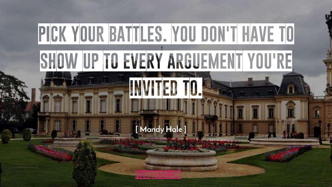 Arguement quotes by Mandy Hale