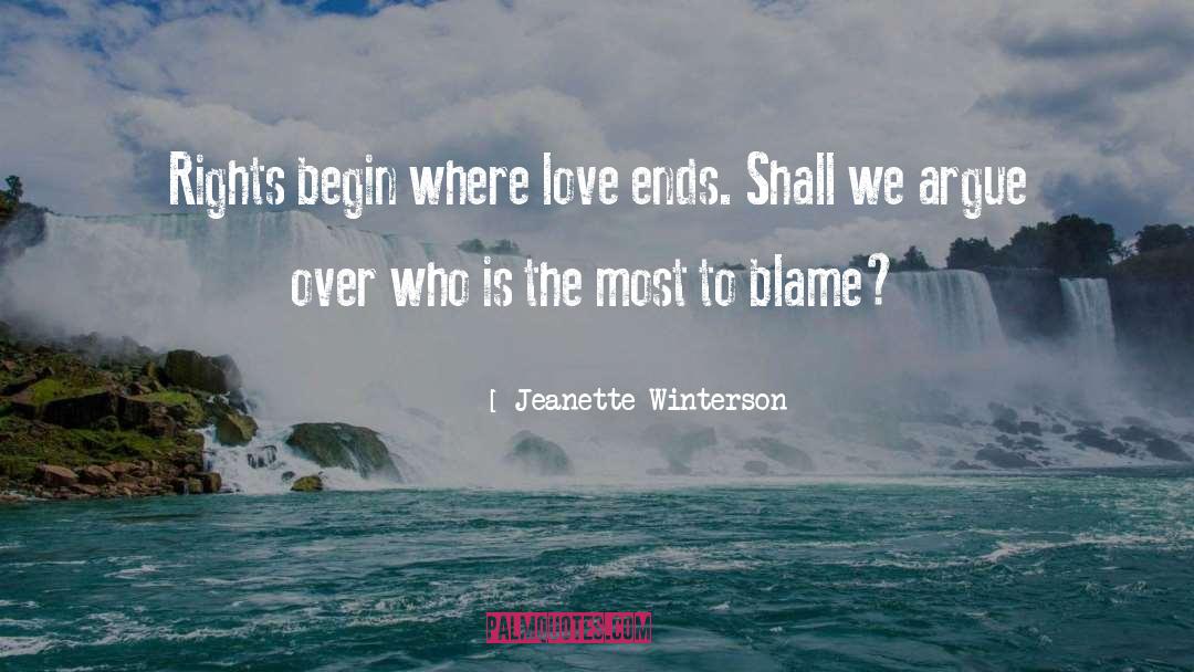 Argument quotes by Jeanette Winterson