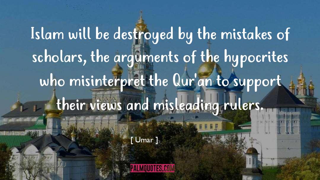 Argument quotes by Umar