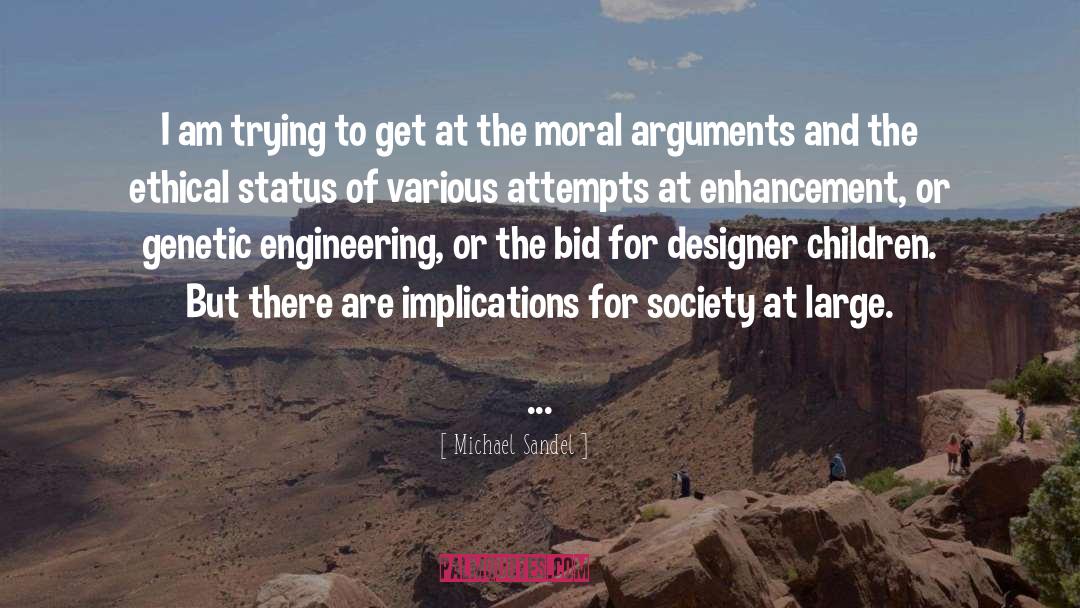 Arguments quotes by Michael Sandel