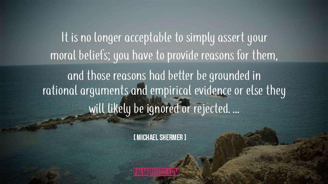 Arguments quotes by Michael Shermer