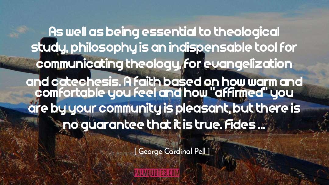 Arguments quotes by George Cardinal Pell