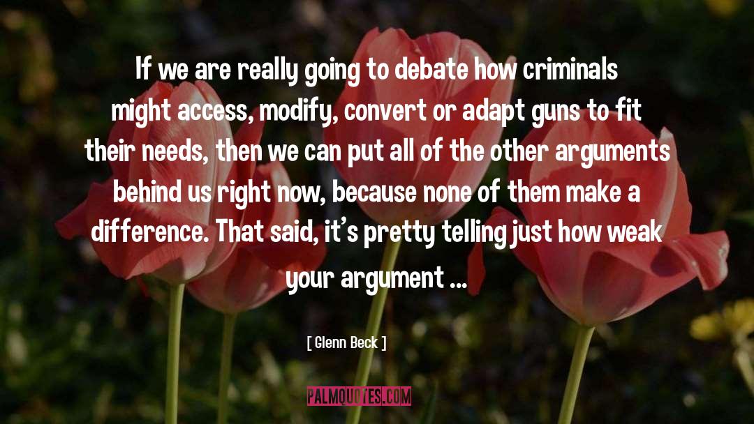 Arguments quotes by Glenn Beck