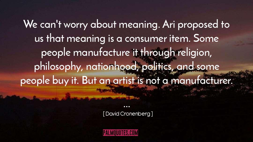 Ari quotes by David Cronenberg