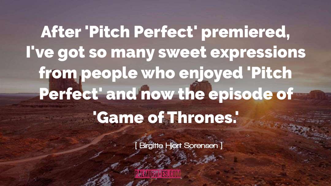 Aria Game Of Thrones quotes by Birgitte Hjort Sorensen