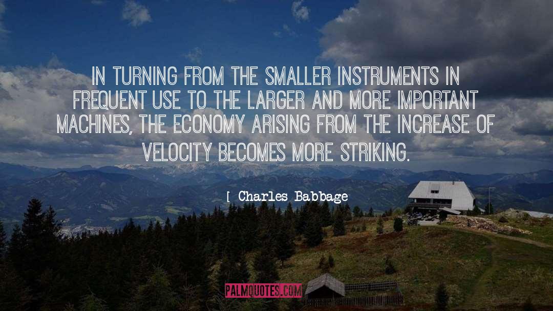 Arising quotes by Charles Babbage