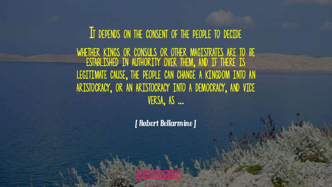 Aristocracy quotes by Robert Bellarmine