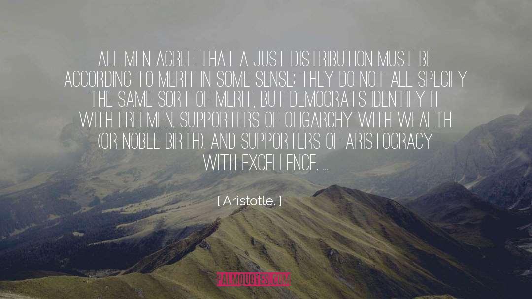 Aristocracy quotes by Aristotle.