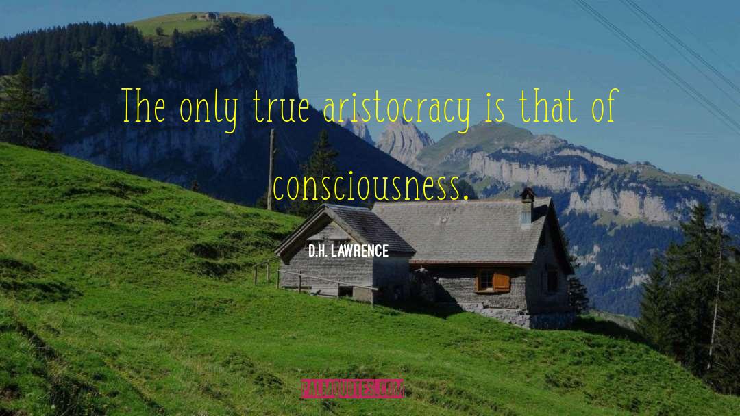 Aristocracy quotes by D.H. Lawrence