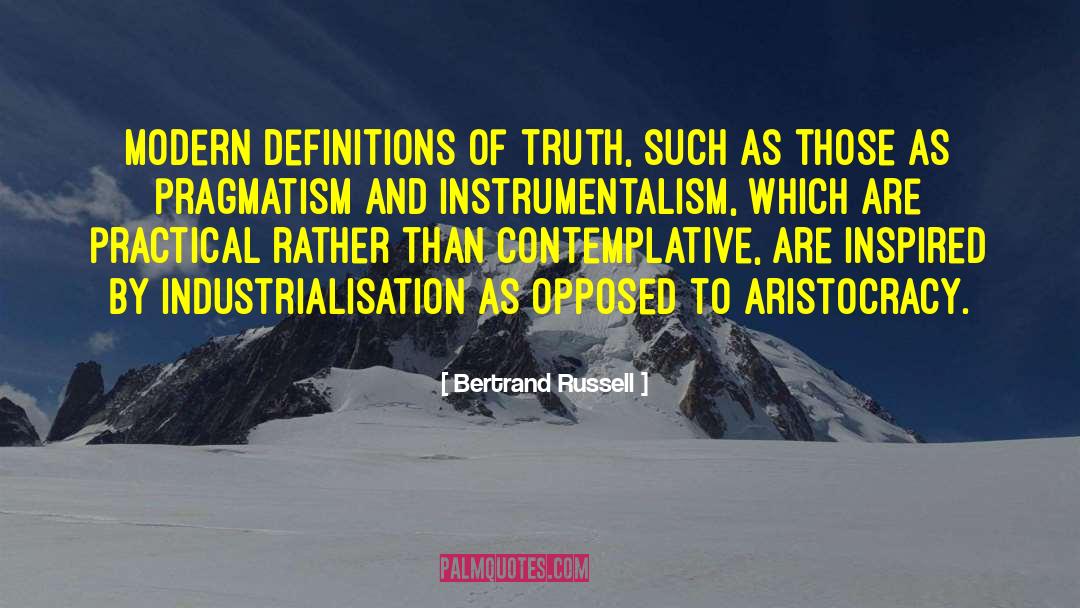 Aristocracy quotes by Bertrand Russell