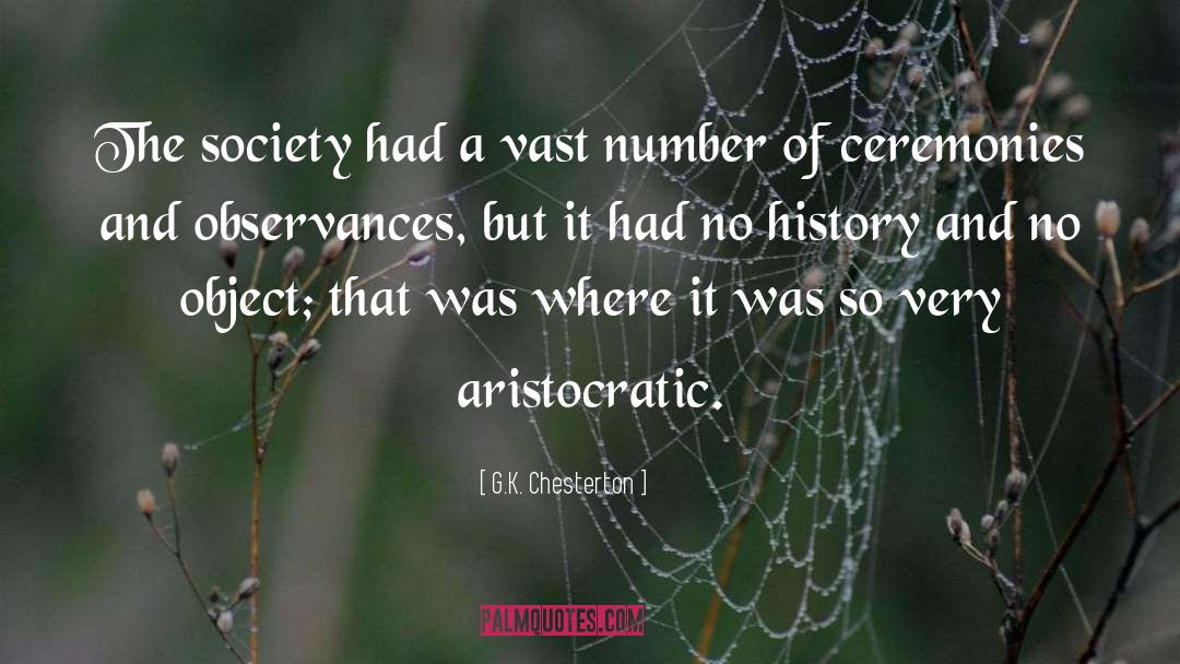 Aristocratic quotes by G.K. Chesterton