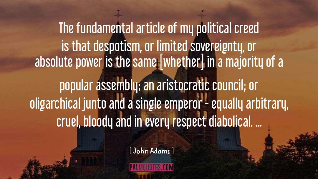 Aristocratic quotes by John Adams