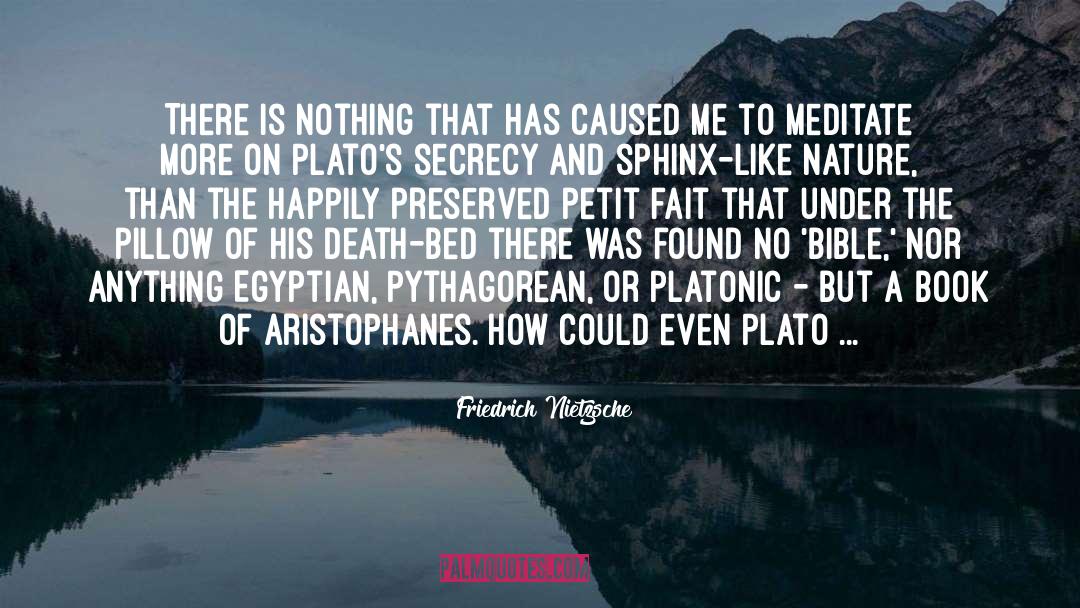 Aristophanes quotes by Friedrich Nietzsche