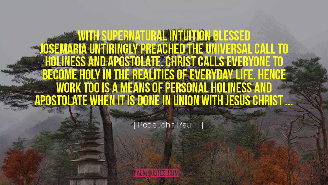 Aristotle C Theresa Ii quotes by Pope John Paul II