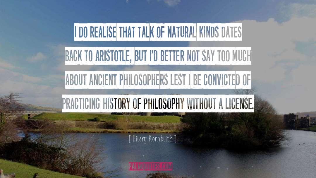 Aristotle quotes by Hilary Kornblith