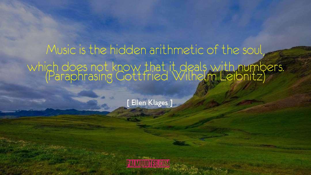 Arithmetic quotes by Ellen Klages