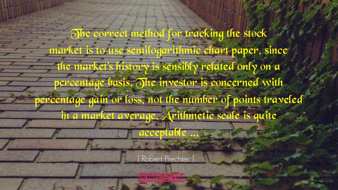 Arithmetic quotes by Robert Prechter