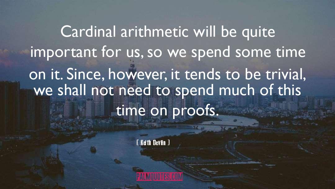 Arithmetic quotes by Keith Devlin