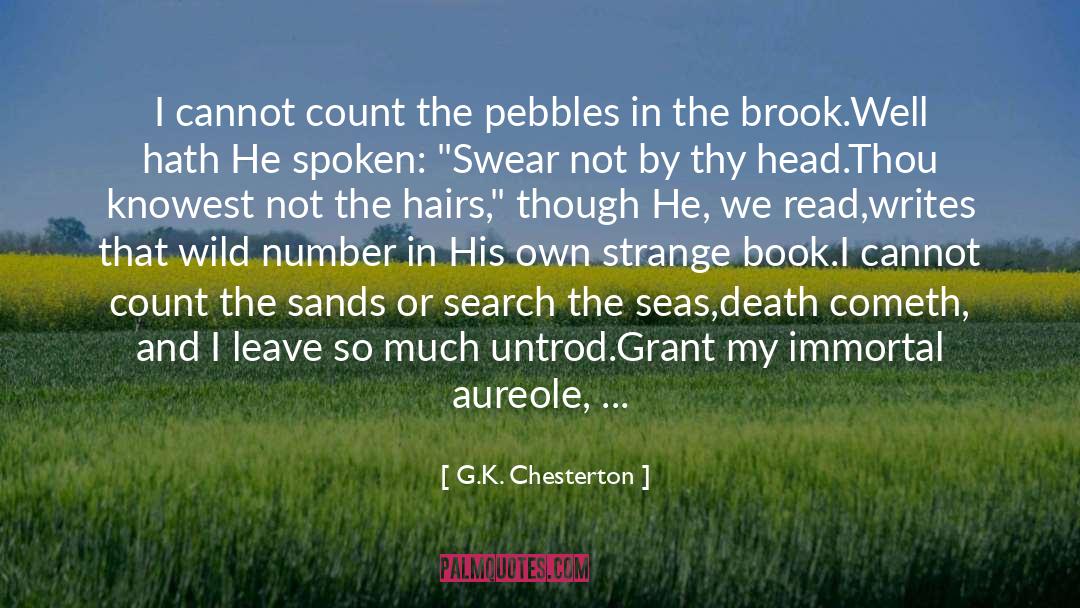 Arithmetic quotes by G.K. Chesterton