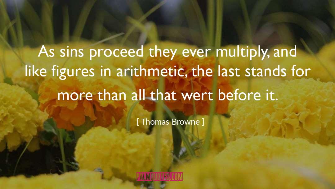 Arithmetic quotes by Thomas Browne