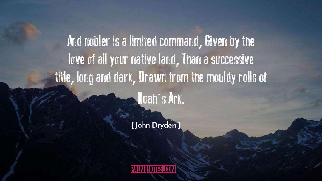 Ark quotes by John Dryden