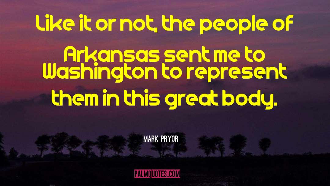 Arkansas quotes by Mark Pryor